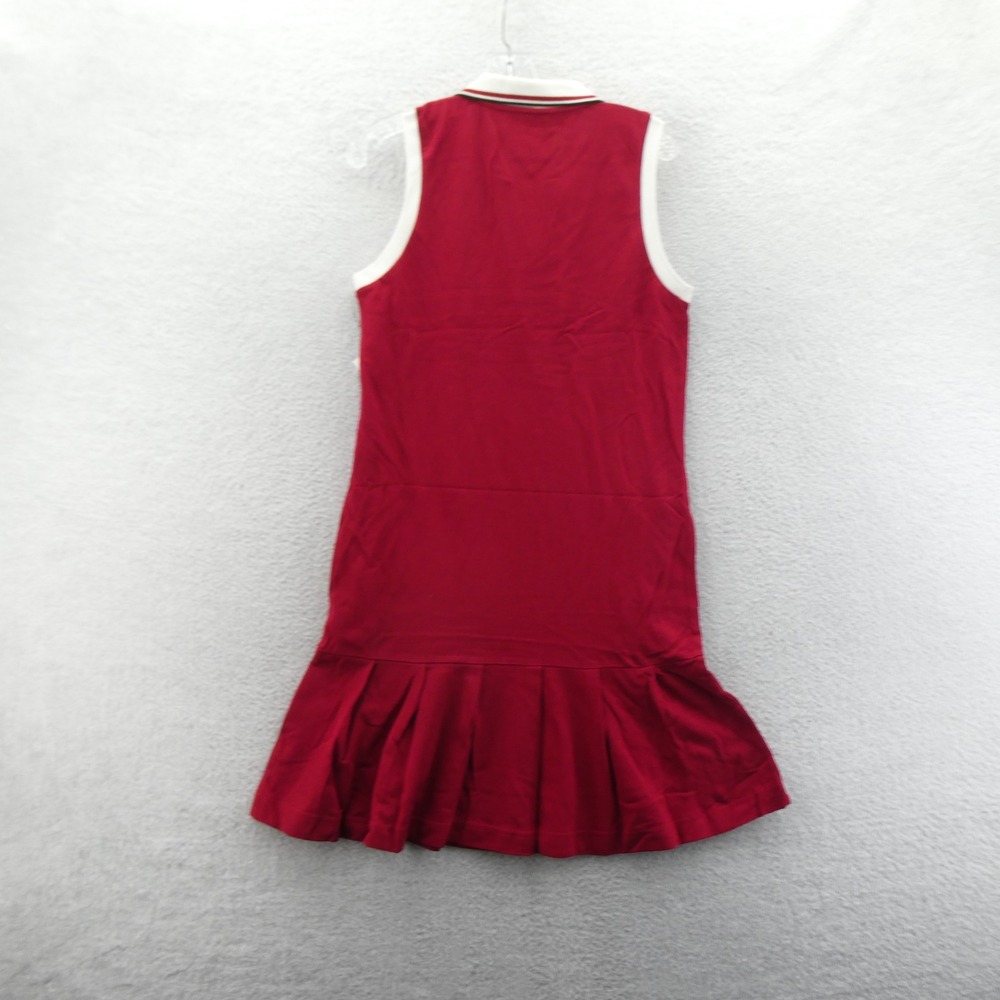 Tommy Hilfiger Dress Womens Small Arizona Cardinals Red Sleeveless Polo Pleated - Picture 6 of 8